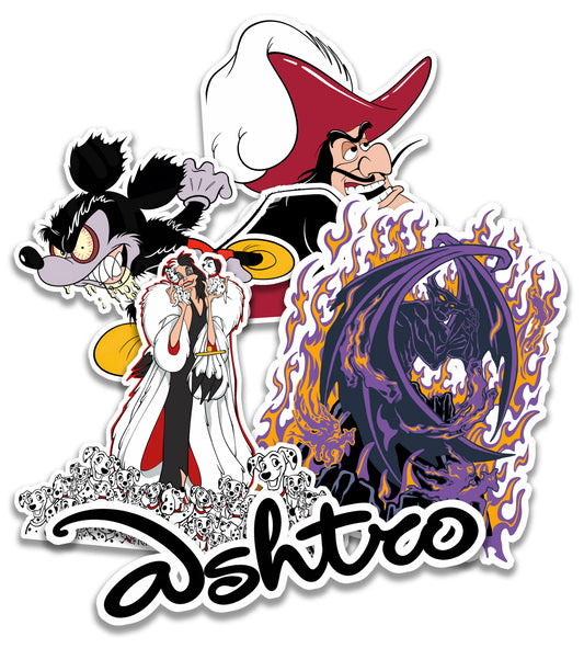 VILLAINS STICKER PACK